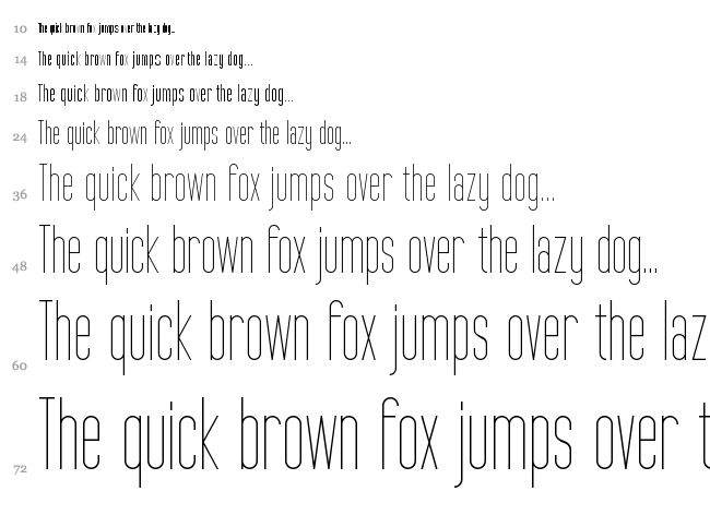 Tall Films font waterfall